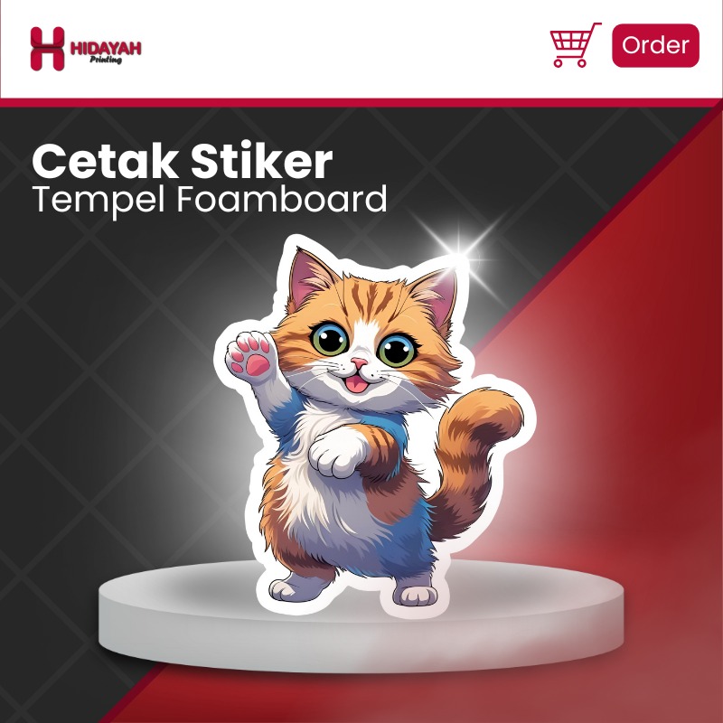 Stiker Foamboard